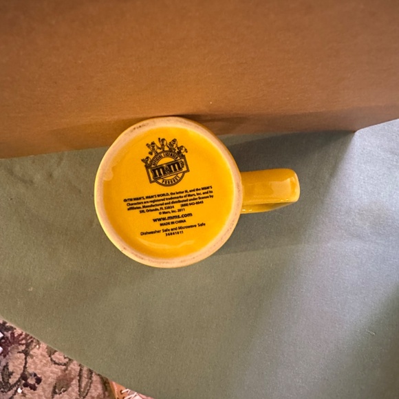 2011 Yellow M & M Coffee Mug - Picture 2 of 2